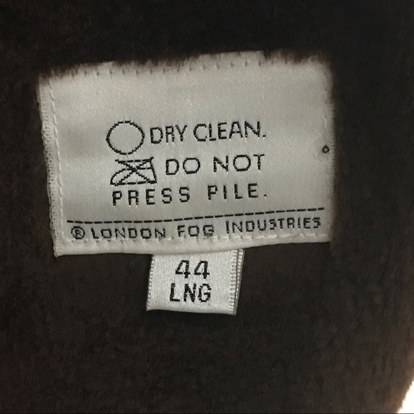 Towne by London Fog Tan Overcoat Coat Size 44L - Picture 7 of 7